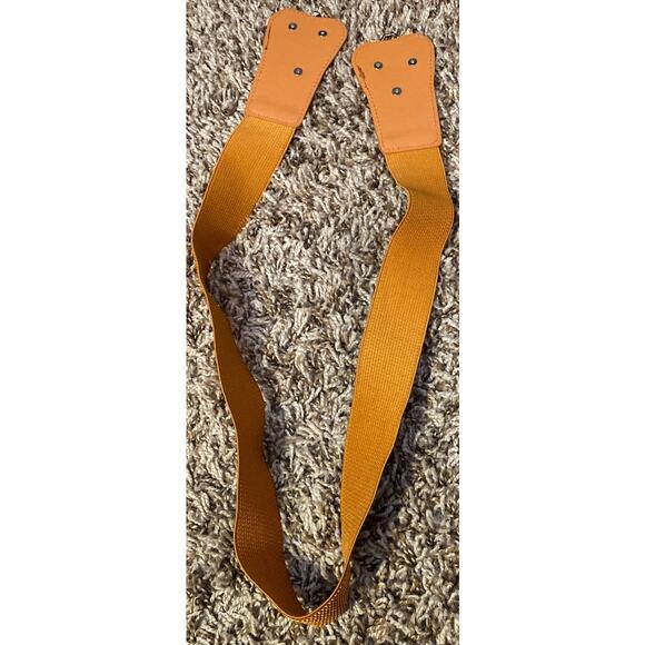 Vintage women's boho stretch belt brown size MEDIUM/LARGE - Picture 3 of 7